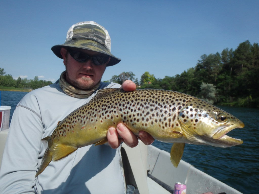 Shaun "Lazer" LeZotte with a sweet stillwater brown.